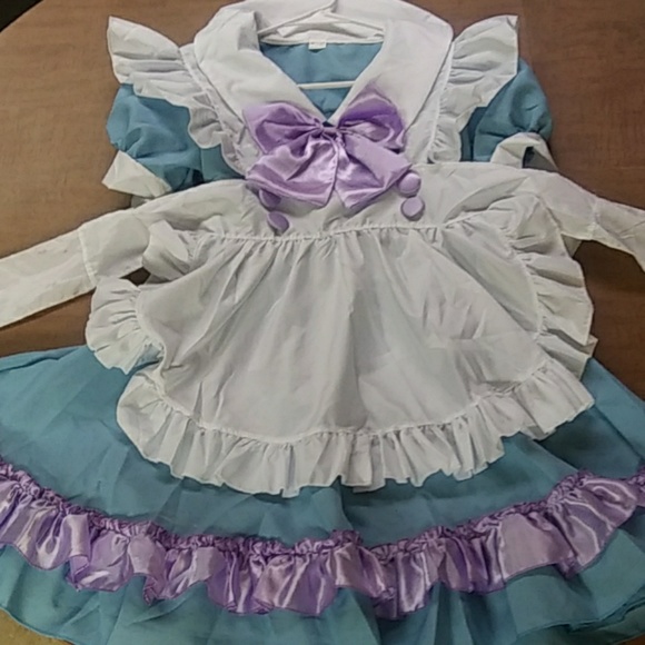 Unknown Other - Blue & Purple Cosplay maid dress